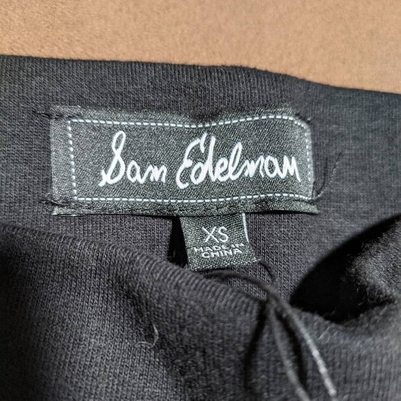 Sam Edleman Black Knee Slit Jogger Women's Size XS - Picture 12 of 13
